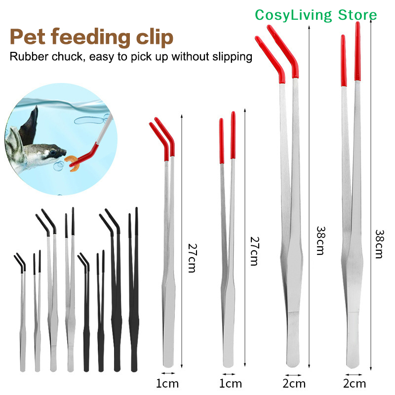 Reptile Feeding Tongs With Rub - Feeding Tong Stainless recension och pris