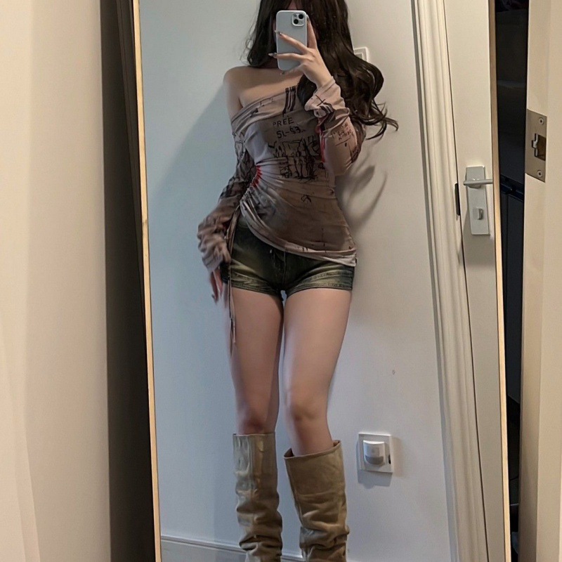 Long-Sleeved T-Shirt Spicy Gir - Screen Top Mesh recension och pris