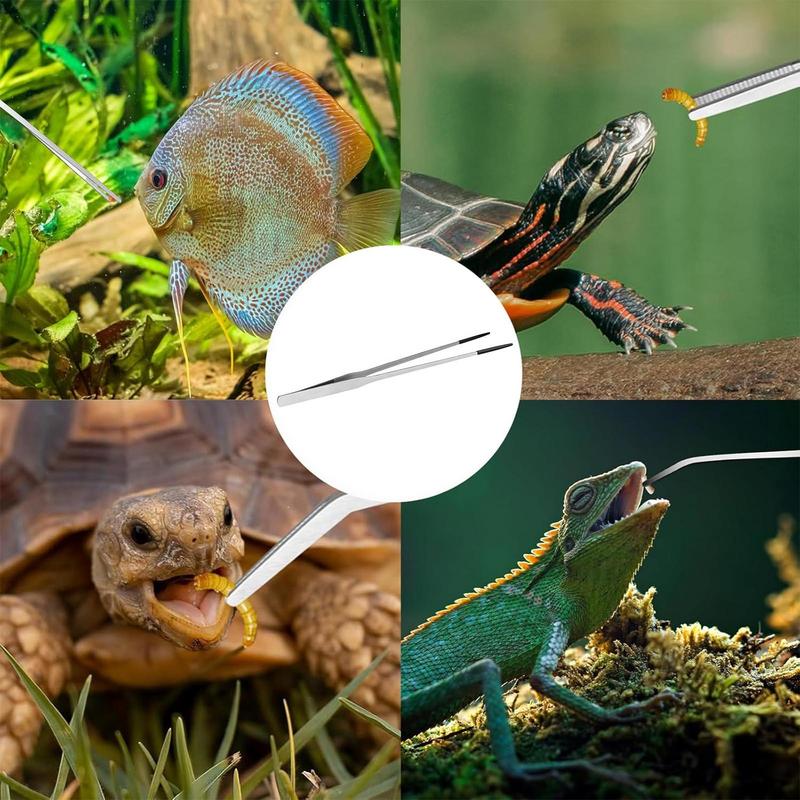 Extra Long Reptile Feeding Ton - Feeding Tong Stainless recension och pris