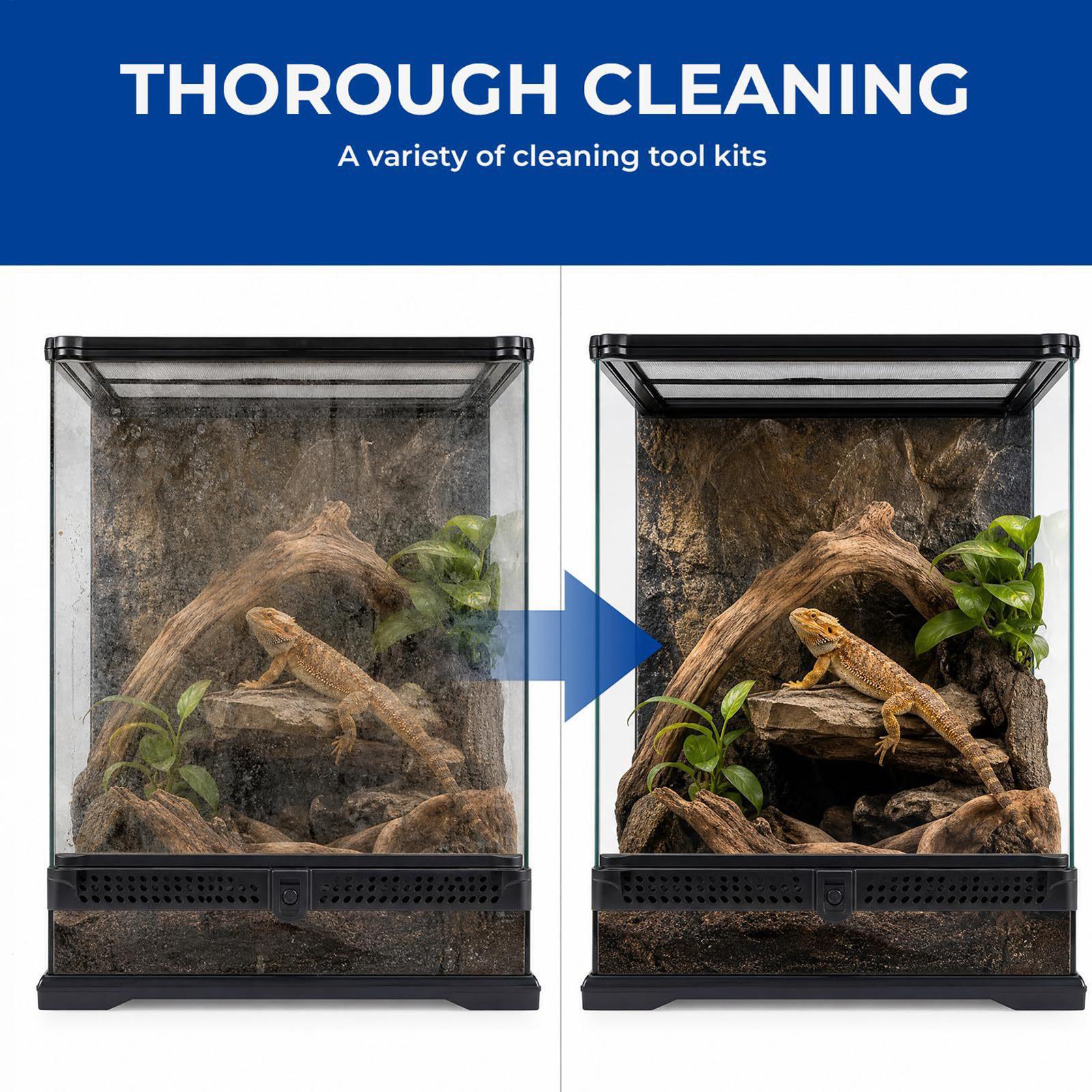 Bearded Dragon Tank Cleaning K - Feeding Tong Stainless recension och pris